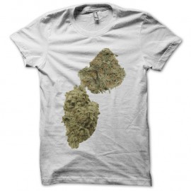 Shirt Fleur de Cannabis blanc pour homme et femme