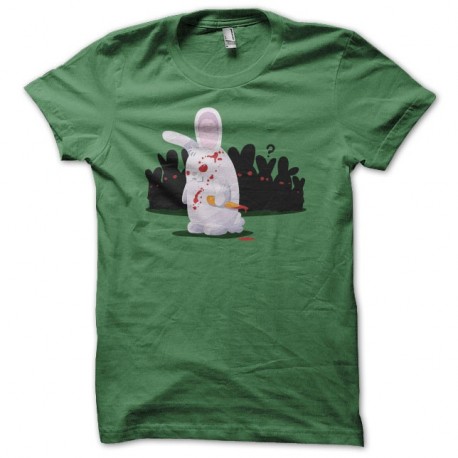 Shirt Lapin tueur à carotte vert pour homme et femme