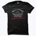 Shirt Welcome to Woodbury georgia Walking Dead noir pour homme et femme