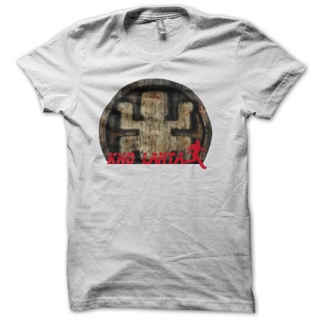Shirt kho lanta parodie running man blanc pour homme et femme