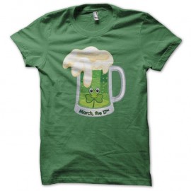 Shirt Irlande Saint Patrick vert pour homme et femme