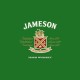 Shirt Jameson whisky irlandais vert pour homme et femme
