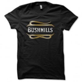 Shirt Bushmills Irish Whisky noir pour homme et femme