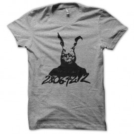 Shirt Lapin Donnie Darko countdown gris pour homme et femme