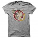 Shirt Lucky Strike Tennis pin up 50's style gris pour homme et femme