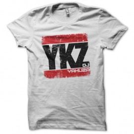 Shirt DJ Yakuza YKZ blanc pour homme et femme