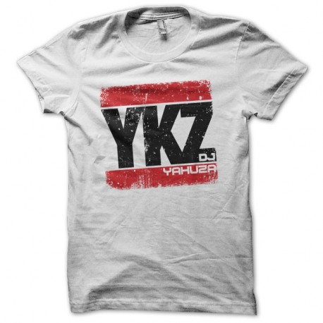 Shirt DJ Yakuza YKZ blanc pour homme et femme