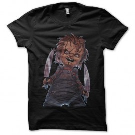 Shirt Chucky la poupée artwork noir pour homme et femme