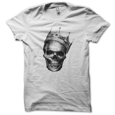 Shirt Crâne à couronne blanc pour homme et femme