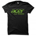 Shirt parodie Acer les fesses noir pour homme et femme