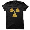 Shirt nucléaire symbole grungy noir pour homme et femme