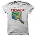 Shirt Carte âge hyborien Conan le Barbare blanc pour homme et femme