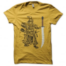 Shirt Subotaï sabre Conan le Barbare jaune pour homme et femme