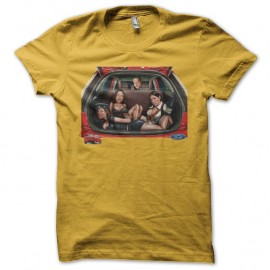 Shirt parodie ad controversial ford publicité ford Berlusconi jaune pour homme et femme