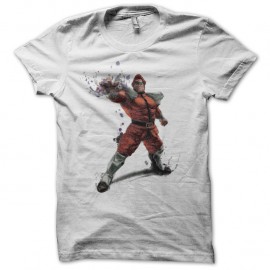 Shirt Monsieur Bison Streetfighter blanc pour homme et femme