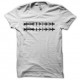 Shirt Techno Onde Sonore blanc pour homme et femme