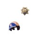 Shirt Chips Highway Patrol blanc pour homme et femme