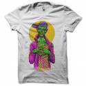 Shirt Zombie swag Hip hop blanc pour homme et femme