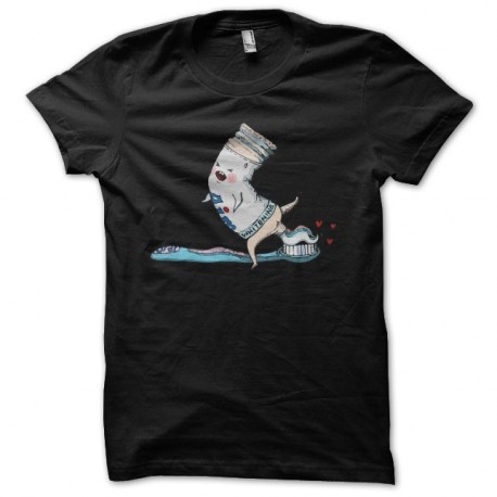 Shirt Oral-b parodie brosse à dents noir pour homme et femme