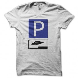 Shirt Ovni Parking blanc pour homme et femme