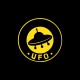 Shirt OVNI UFO label noir pour homme et femme