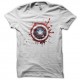 Shirt Capitain american blason graphique blanc pour homme et femme