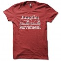 Shirt Junglist Movement Human Traffic rouge pour homme et femme