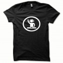 Shirt Dj at work blanc/noir pour homme et femme