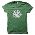Shirt tampon cannabis vert pour homme et femme