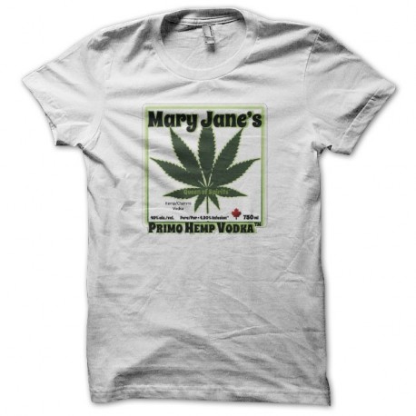 Shirt Mary Janes Primo Hemp Vodka blanc pour homme et femme