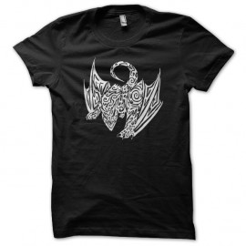 Shirt tattoo Dragon noir pour homme et femme