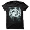 Shirt parodie Alien inside noir. pour homme et femme