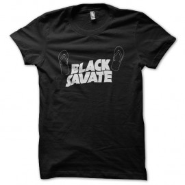 Shirt Black Sabbath parodie Black Savate noir pour homme et femme