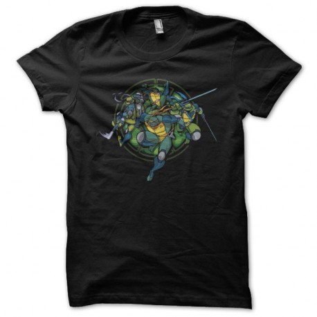 Shirt Tortues Ninja artwork noir pour homme et femme