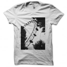 Shirt Londres grande roue London Eye blanc pour homme et femme