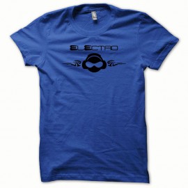 Shirt Electro noir/bleu royal pour homme et femme