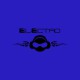 Shirt Electro noir/bleu royal pour homme et femme