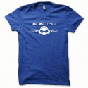 Shirt Electro blanc/bleu royal pour homme et femme