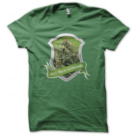 Shirt cannabis Jack Herer automatic vert pour homme et femme