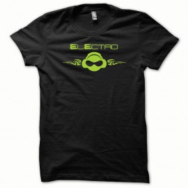 Shirt Electro vert/noir pour homme et femme