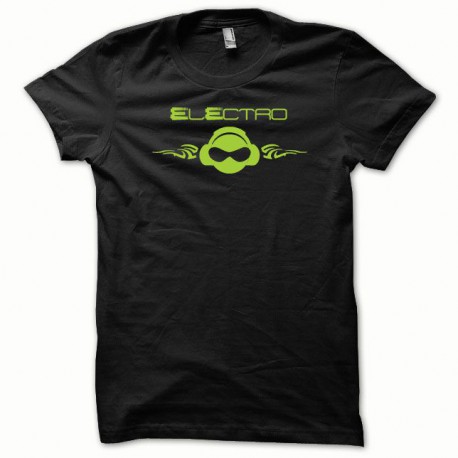 Shirt Electro vert/noir pour homme et femme