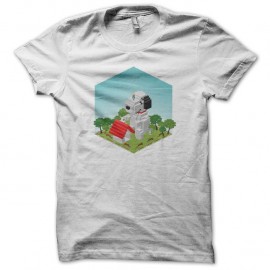 Shirt Ameba Pigg Snoopy blanc pour homme et femme