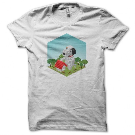 Shirt Ameba Pigg Snoopy blanc pour homme et femme