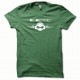 Shirt Electro blanc/vert bouteille pour homme et femme