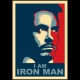 Shirt I AM IRONMAN obama style noir pour homme et femme