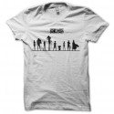 Shirt One piece avec des hombres sombres blanc pour homme et femme