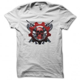 Shirt gears of war fan art logo blanc pour homme et femme