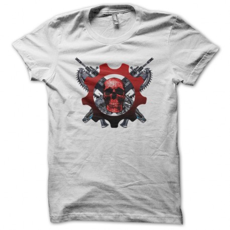 Shirt gears of war fan art logo blanc pour homme et femme