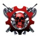Shirt gears of war fan art logo blanc pour homme et femme
