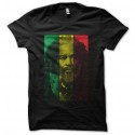 Shirt Max Romeo rasta artwork noir pour homme et femme